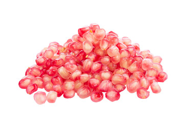 pomegranate isolated on white background
