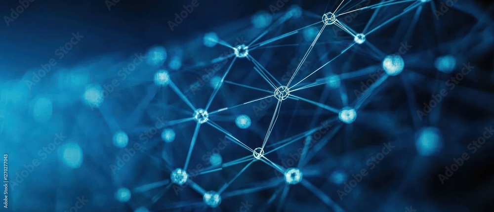 Poster abstract network connection: a digital web of interconnections
