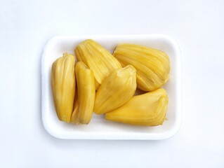 Fresh Jackfruit isolated on white background 