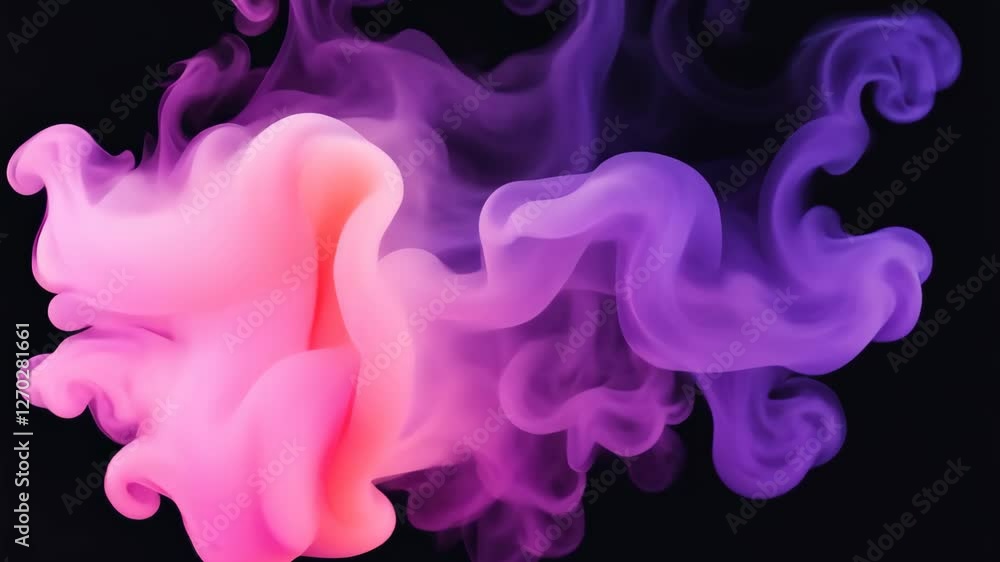 Poster vivid 4k colorful paint droplets creating ethereal water splashing effect against dark background fo