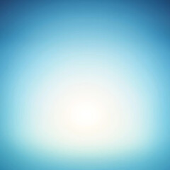 Obraz premium Soft blue gradient background, bright center, serene