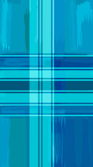 Vibrant blue plaid pattern with dynamic lines and textures for modern design inspiration