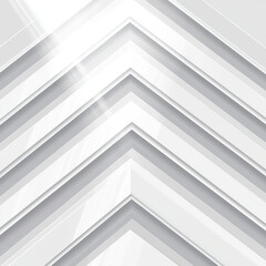 Obraz premium Abstract gray and white chevron pattern, illuminated