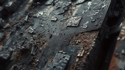 Textures of Time Charred and Forgotten