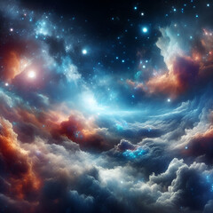 Obraz premium colourfull cloud