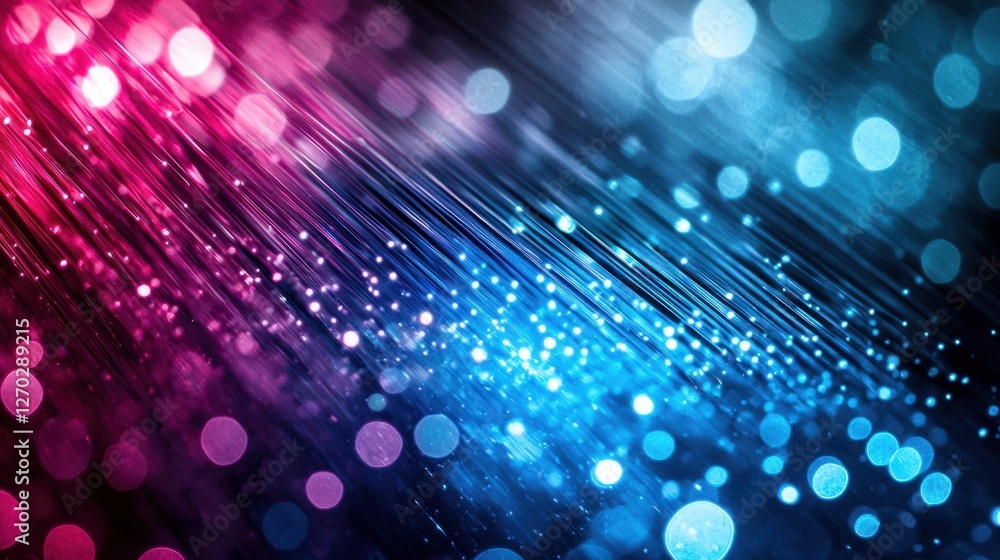 Poster abstract colorful background with lights and bokeh effects