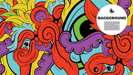 Stunning vector art featuring colorful abstract patterns and fractal shapes, perfect for creating eye-catching designs for posters, banners, and fabric.