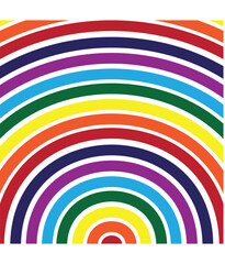 Obraz premium modern abstract rainbow colour horizontal sunbrust pattern.