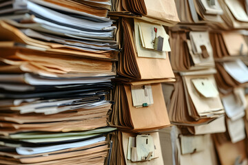 Regulatory compliance concepts depicted with financial documentation visuals