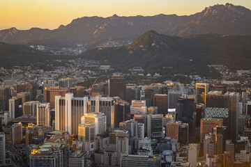 Obraz premium A Taste of Seoul - Seoul Skyline