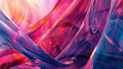 Abstract vivid color wave express and emphasize energetic signal. Seamless texture of vividness curve swirling convey sense of harmony and wonderful scene perfect for effect and graphic design. AIG53.