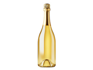 Luxurious Champagne Bottle in Elegant Design Premium Alcohol Packaging on Transparent backgroun