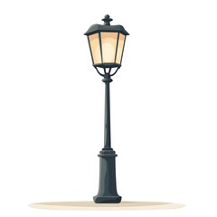 Charming Vintage Streetlight: Illuminating City Nights with Decorative Ambiance 