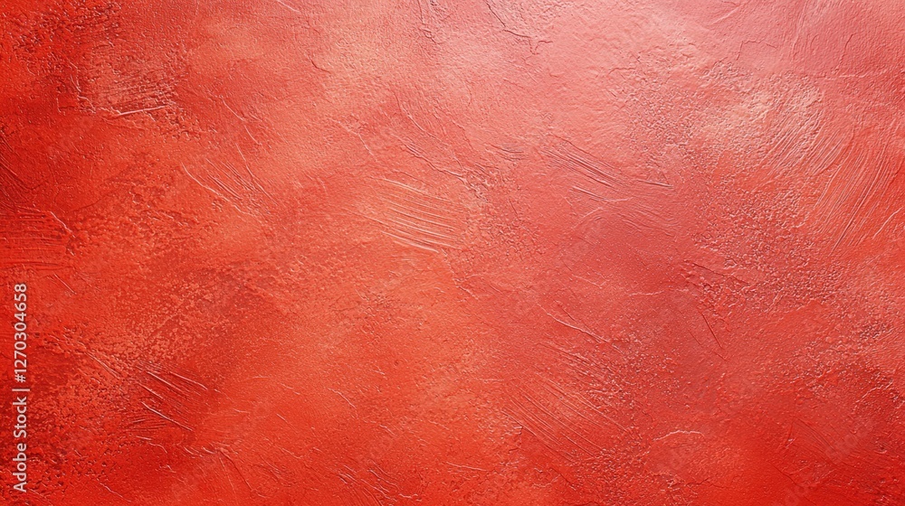 Aufkleber a textured red wall surface with variations in hue, creating a warm and inviting atmosphere.