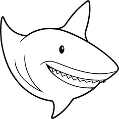a beautiful shark vector file