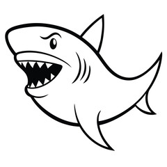 a beautiful shark vector file