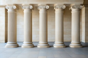 Obraz premium Majestic Columns in a Timeless Architecture