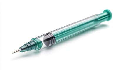 Fototapeta premium Isolated Insulin Pen on White Background for Medical Use