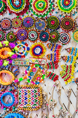 Asia, India, State of Gujarat, Bhuj, Meghwal. Bhirandiyara. Jewelry.