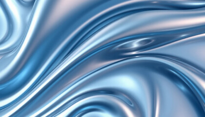 Abstract Liquid Metal Waves with Smooth Reflective Surfaces