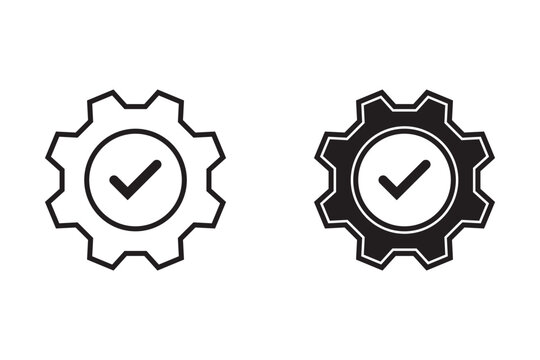 easy installation icon set. Thin, Light Regular And Bold style design isolated on white background
