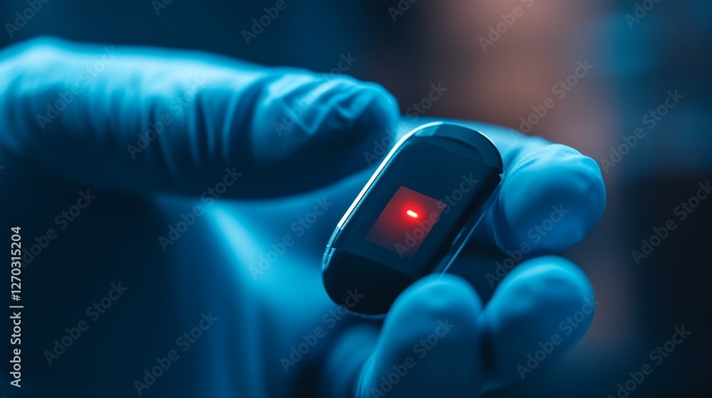 Poster advanced wearable device for glucose level monitoring and tracking