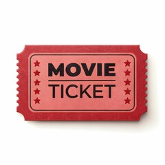movie one ticket. PNG