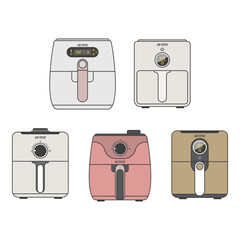 Air fryer illustration