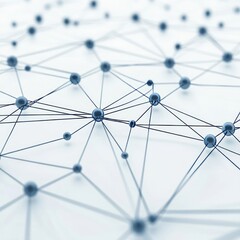 Intricate Network of Connections - A Visual Representation of Modern Systems