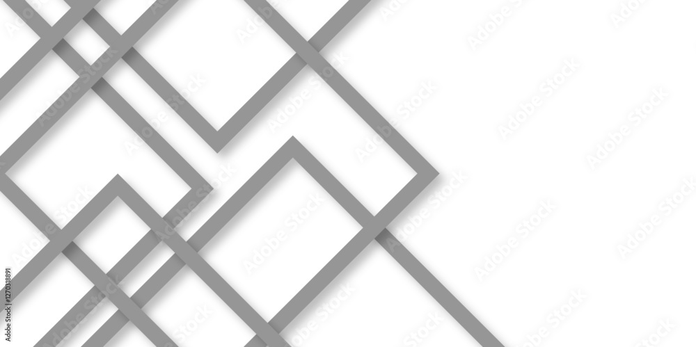 Poster abstract geometric lines background with diamond and triangle shapes. geometric lines white abstract