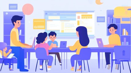 Night Class: Students and Teachers Collaborate on Projects