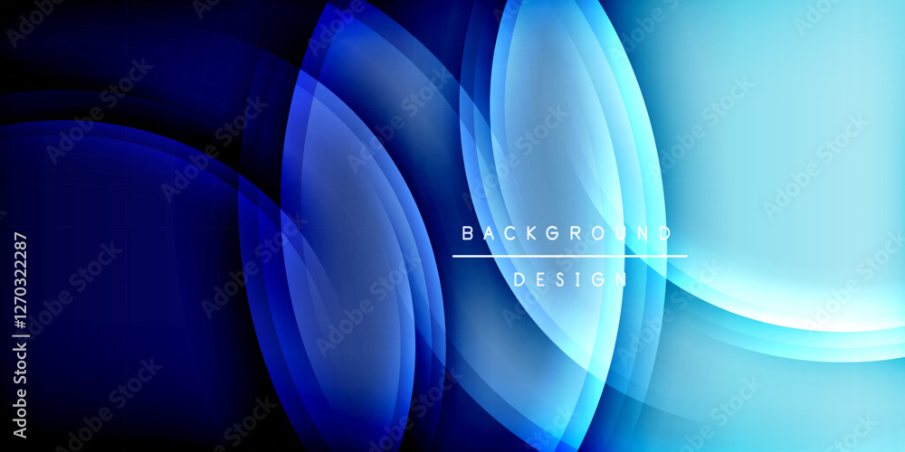 Aufkleber Dynamic shadow lines geometric shapes