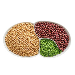 Fototapeta premium beans isolated on white background