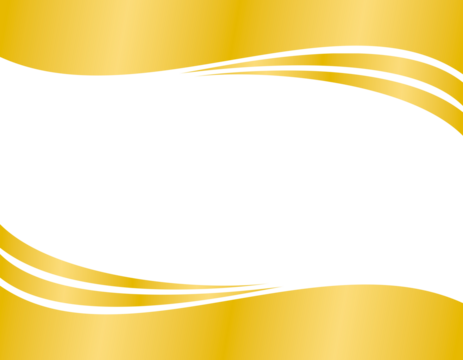 gold header footer element transparent background