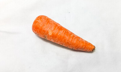 carrot isolated on black