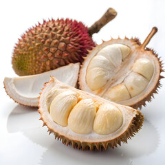 Fresh marang on white background 