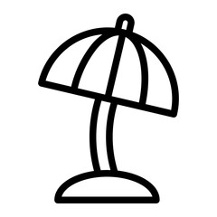 umbrella Line Icon