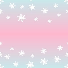 Christmas Background With Snowflakes for Wallpaper