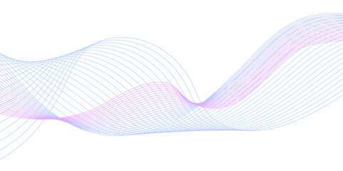 Abstract flow wave lines background. Futuristic technology and science theme background.