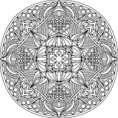 Simple Line Drawings, Line Drawings for Painting Practice, Mandala Paintings, Line Drawings for Making Coloring Books, Printings, Covers, Patterns on Product Surfaces.