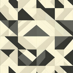 Obraz premium Abstract geometric pattern featuring contrasting shapes and colors.