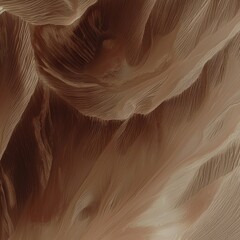 Obraz premium Abstract Brown Textured Art with Flowing Curves and Shapes