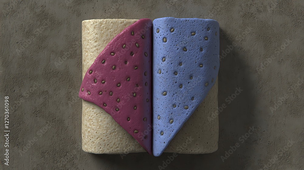 Poster innovative texture design studio digital art modern environment top view abstract concepts for visua