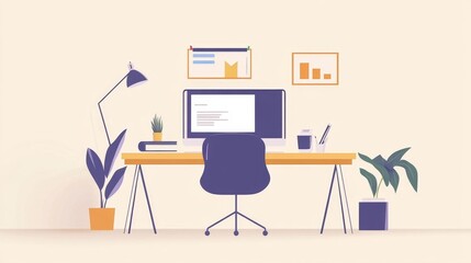 Online Video Conference Meeting On Computer, 