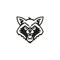 Raccon Head mascot template