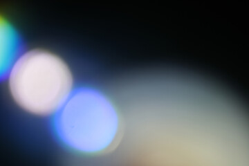 Beautiful blurry bokeh light. Defocus the night life glowing up in the dark.