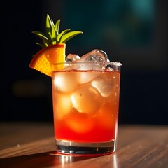Tropical Cocktail for a Summer Day