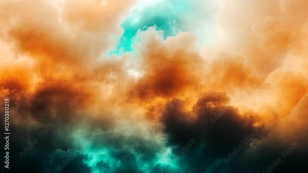 Poster genesis light digital art with ethereal atmosphere depicting creation theme emphasizing warm tones a