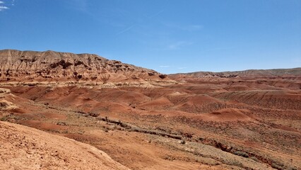 beautiful landscape of the desert