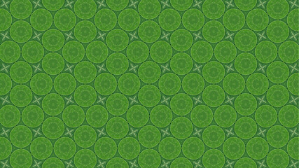 Geometric seamless floral perfect pattern design vector.